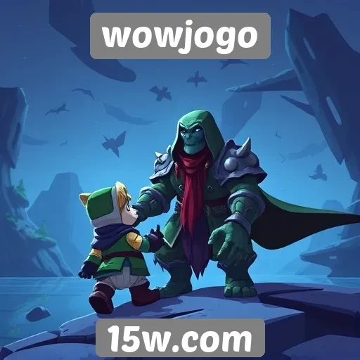 Recursos interativos do site wowjogo